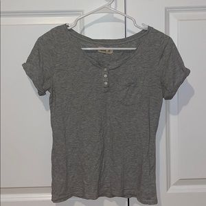 Hollister Cuffed Short Sleeve Shirt
